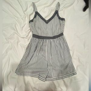 Cute blue and white romper